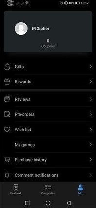 AΑģHUAWEI GameCenter°؈D