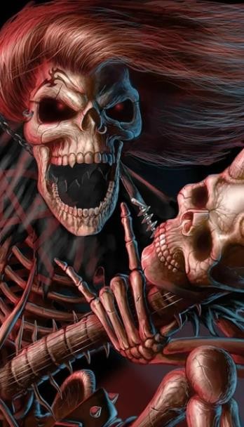 ^ǄӑBڼskulls live wallpaperapp؈D