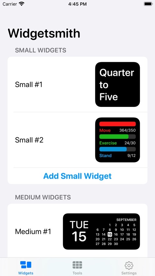 widgetsmith App؈D