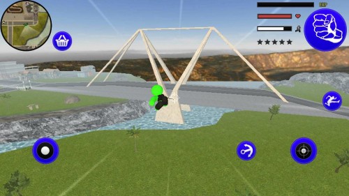 Green Pool Stickman Rope HeroGػKӢۣ؈D
