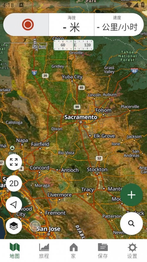 Gaia GPS ؈Dܛd֙C(j)؈D