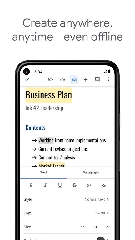 google doc appd؈D