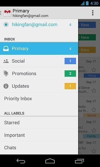 Google Gmail app؈D